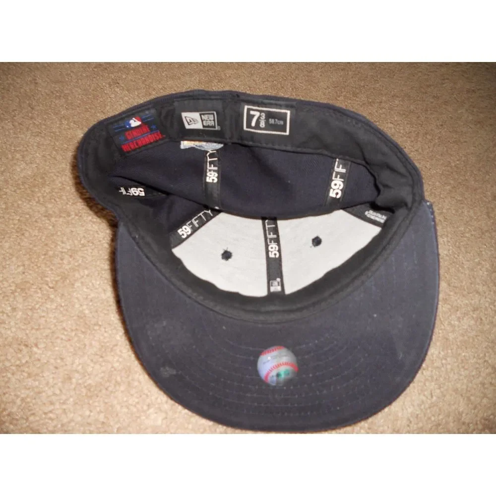 NEW YORK YANKEES 2009 WORLD SERIES fitted CAP HAT NEW ERA 7 3/8